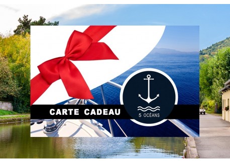 Permis fluvial - Carte cadeau à imprimer 250€ (Au lieu de 350€, Promo jusqu'au 30/11)