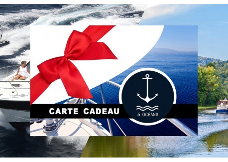 Carte cadeau permis côtier et fluvial