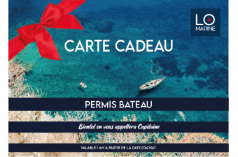 Carte cadeau permis côtier & fluvial à Deauville